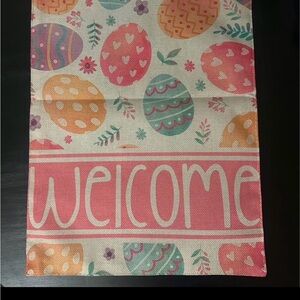 Colorful Easter Welcome Garden Flag